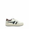 Gola White Grandslam Classic Leather Lace-Up Trainers