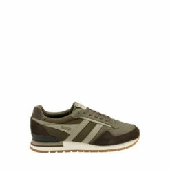 Gola Green Atlanta Nylon Lace-Up Trainers -Gola Shop unnamed file 1077