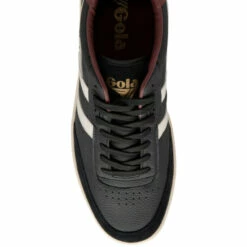 Gola Black/ White/ Red Contact Leather Lace-Up Trainers -Gola Shop unnamed file 1085