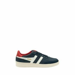 Gola Black/ White/ Red Contact Leather Lace-Up Trainers -Gola Shop unnamed file 1087