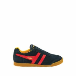 Gola Blue Ladies' Harrier Suede Lace-Up Trainers