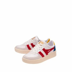 Gola White Grandslam TridentLadies' Lace-Up Trainers 3 Gola White Grandslam TridentLadies' Lace-Up Trainers -Gola Shop unnamed file 1106