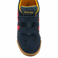 Gola Blue Harrier Strap Kids Suede Strap Trainers -Gola Shop unnamed file 1163
