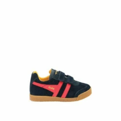 Gola Blue Harrier Strap Kids Suede Strap Trainers -Gola Shop unnamed file 1164
