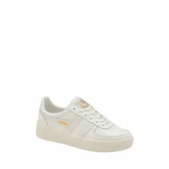 Gola White Grandslam Leather Lace-Up Trainers -Gola Shop unnamed file 1172