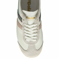 Gola White Ladies' Bullet Trident Lace-Up Trainers -Gola Shop unnamed file 1190