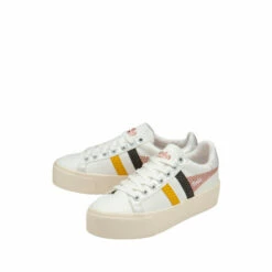 Gola White Orchid Platform Trident Snake Ladies' Lace-Up Trainers -Gola Shop unnamed file 1221