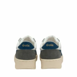 Gola White Men's Grandslam Quadrant Lace-Up Trainers -Gola Shop unnamed file 1227