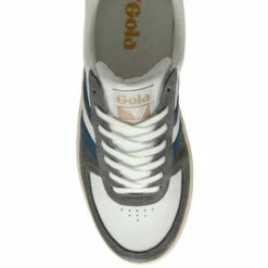 Gola White Men's Grandslam Quadrant Lace-Up Trainers -Gola Shop unnamed file 1228