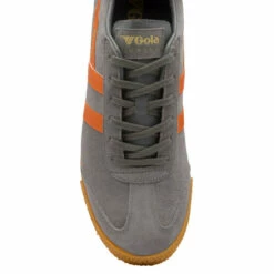 Gola Ash And Orange Men's Harrier Suede Lace-Up Trainers -Gola Shop unnamed file 123