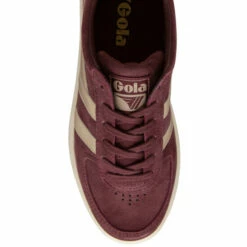 Gola Red/Burgundy Grandslam Pearl Ladies' Suede Lace-Up Trainers 5 Gola Red/Burgundy Grandslam Pearl Ladies' Suede Lace-Up Trainers -Gola Shop unnamed file 1265