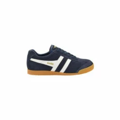 Gola Ash And Orange Men's Harrier Suede Lace-Up Trainers -Gola Shop unnamed file 127
