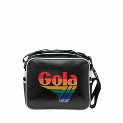Gola Black And Rainbow Redford Spectrum Messenger Bag