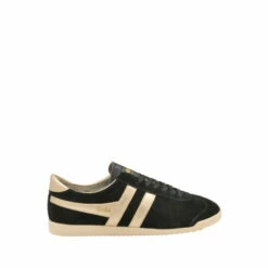 Gola Black Ladies' Bullet Pearl Suede Lace-Up Trainers