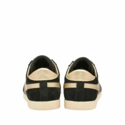 Gola Black Ladies' Bullet Pearl Suede Lace-Up Trainers -Gola Shop unnamed file 148