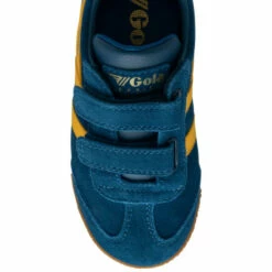 Gola Blue Kids Harrier Strap Suede Strap Trainers -Gola Shop unnamed file 173