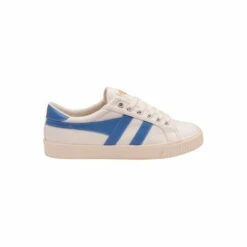 Gola White And Blue Tennis Mark Cox Canvas Lace-Up Trainers -Gola Shop unnamed file 20