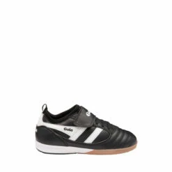 Gola Black/White Ceptor TX QF Kids' Football Trainers