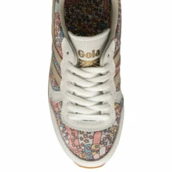 Gola White Ladies' Daytona LBTY CP Nylon Lace-Up Trainers -Gola Shop unnamed file 260