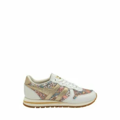 Gola White Ladies' Daytona LBTY CP Nylon Lace-Up Trainers -Gola Shop unnamed file 261