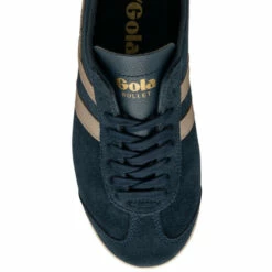 Gola Blue Ladies' Bullet Flame Suede Lace-Up Trainers -Gola Shop unnamed file 270