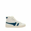Gola Blue Tennis Mark Cox High Canvas Lace-Up Trainers -Gola Shop unnamed file 279