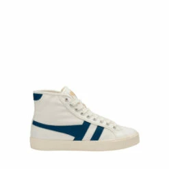 Gola Blue Tennis Mark Cox High Canvas Lace-Up Trainers