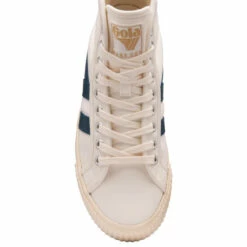 Gola Blue Tennis Mark Cox High Canvas Lace-Up Trainers -Gola Shop unnamed file 283
