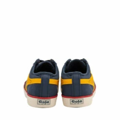 Gola Navy, Sun And Red Men's Comet Canvas Lace-Up Trainers -Gola Shop unnamed file 289