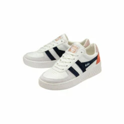 Gola White Grandslam TridentLadies' Lace-Up Trainers -Gola Shop unnamed file 300