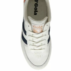 Gola White Grandslam TridentLadies' Lace-Up Trainers -Gola Shop unnamed file 302