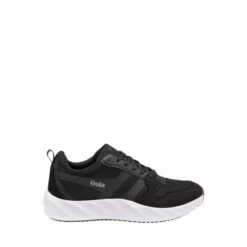 Gola Black Lansen Ladies Mesh Running Trainers