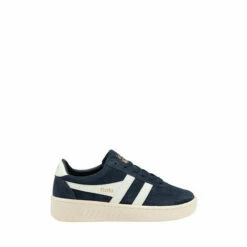 Gola Blue Ladies' Grandslam Suede Lace-Up Trainers -Gola Shop unnamed file 353