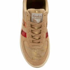 Gola Yellow Grandslam Shimmer Flare Ladies' Lace-Up Trainers -Gola Shop unnamed file 370