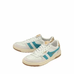 Gola White Ladies' Hawk Lace-Up Trainers -Gola Shop unnamed file 386