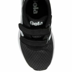Gola Black Kids' Draken Twin Bar QF Mesh Quick Fasten Running Trainers -Gola Shop unnamed file 393