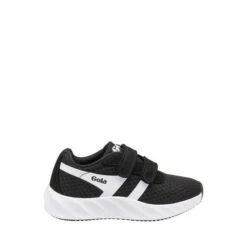 Gola Black Kids' Draken Twin Bar QF Mesh Quick Fasten Running Trainers -Gola Shop unnamed file 394