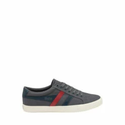 Gola Grey Men's Varsity Canvas Lace-Up Trainers -Gola Shop unnamed file 4