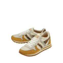 Gola White Ladies' Daytona Safari Nylon Lace-Up Trainers -Gola Shop unnamed file 423
