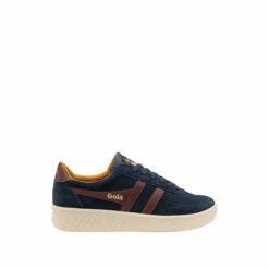 Gola Navy Grandslam Suede Men's Suede Lace-Up Trainers -Gola Shop unnamed file 431