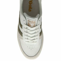 Gola White Men's Grandslam Classic Leather Lace-Up Trainers -Gola Shop unnamed file 458