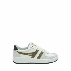 Gola White Men's Grandslam Classic Leather Lace-Up Trainers -Gola Shop unnamed file 459