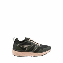 Gola Black Ladies Mesh Running Trainers