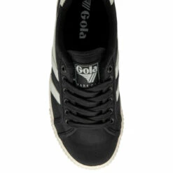 Gola Black Tennis Mark CoxLadies' Canvas Lace-Up Trainers -Gola Shop unnamed file 508