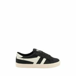 Gola Black Tennis Mark CoxLadies' Canvas Lace-Up Trainers -Gola Shop unnamed file 509