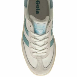 Gola White Ladies' Dropshot Lace-Up Trainers -Gola Shop unnamed file 530
