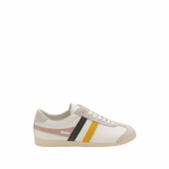 Gola White Bullet Trident Snake Ladies' Lace-Up Trainers
