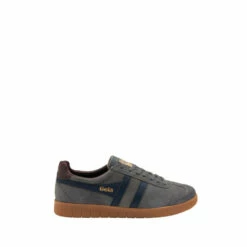 Gola Navy Huricane Suede Men's Suede Lace-Up Trainers
