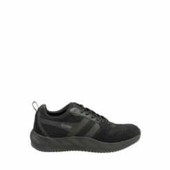 Gola Black Mens Mesh Running Trainers