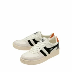 Gola White Men's Grandslam Trident Lace-Up Trainers -Gola Shop unnamed file 606